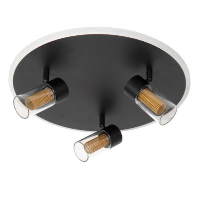 Lucide EVERINA - Flush ceiling light - Ø 40 cm - LED Dim. - CCT - 2200K/6500K - Black